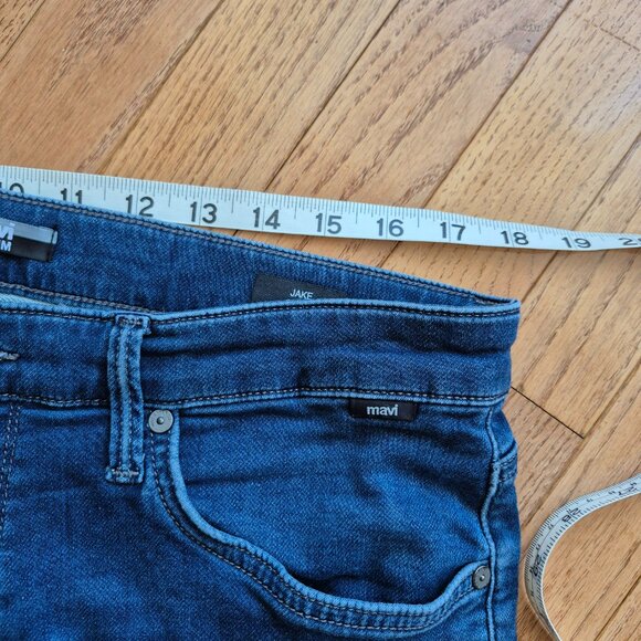 Mavi Athletic Denim Jake Slim Leg Dark Athletic 36" - Picture 13 of 15